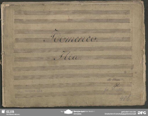 Idomeneo re di Creta. Excerpts - Mus.3972-F-653 : KV 366