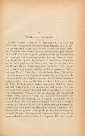 II. Moltke und Frankreich