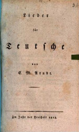Lieder für Teutsche