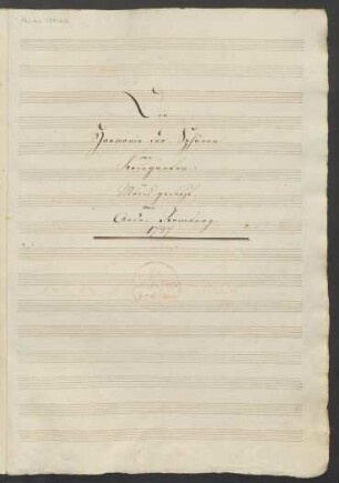Die Harmonie der Sphären; V (4), Coro, orch; SteR 248