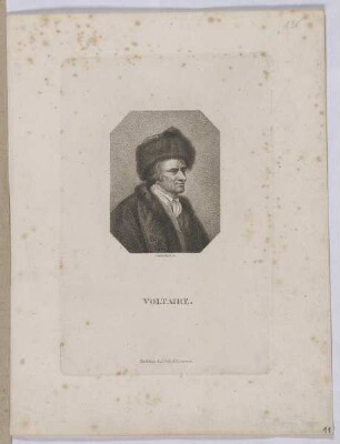 Bildnis des Voltaire