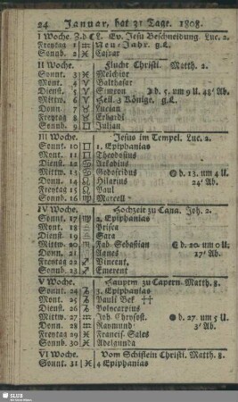 Calender