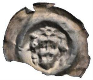 Fundmünze, Brakteat, 1200 - 1300