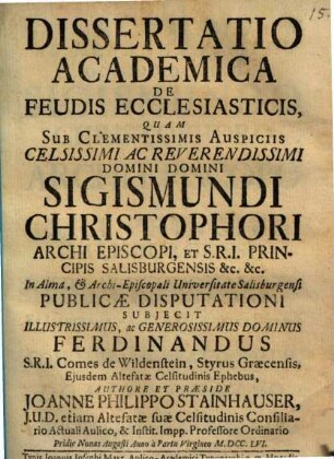 De feudis ecclesiasticis