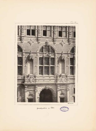 Appellationsgericht, Köln: Fassadendetail Mittelrisalit