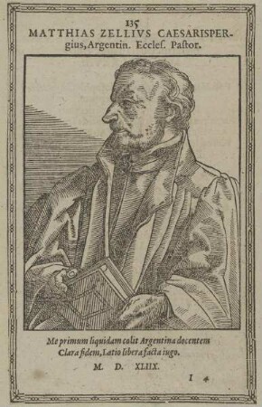Bildnis des Matthias Zellivs