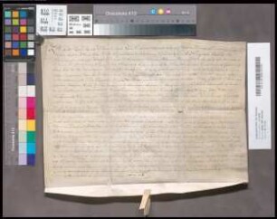 Lehnsrevers des Caspar Magnus Schenken zu Schweinsberg über die Belehnung mit Wenkbach.