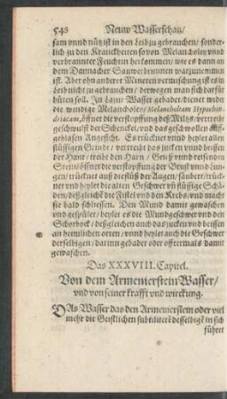 Das XXXVIII. Capitel.