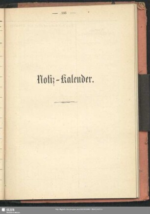 Notiz-Kalender