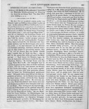 Göttling, K. W.: Geschichte der römischen Staatsverfassung von Erbauung der Stadt bis zu C. Cäsar's Tod. Halle: Waisenhaus 1840 (Beschluss von Nr. 90)