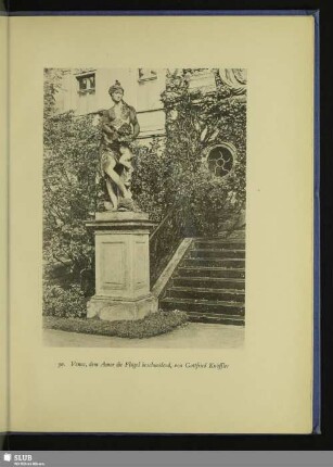 Venus, dem Amor die Flügel beschneidend, von Gottfried Knöffler