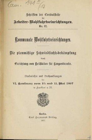 Kommunale Wohlfahrtseinrichtungen