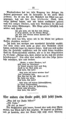 Wer andern eine Grube gräbt, fällt selbst hinein