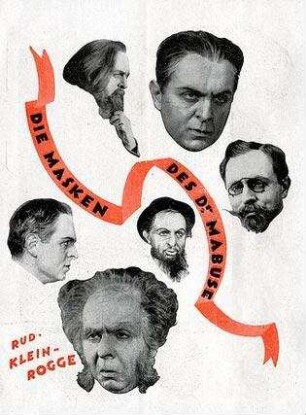 Die Masken des Dr. Mabuse. Sonderprogramm. Uco-Film der Decla-Bioscop.