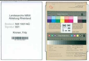 Entnazifizierung Fritz Kronen , geb. 30.03.1895 (Landwirt)