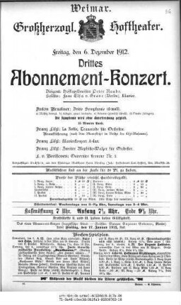Abonnement=Konzert