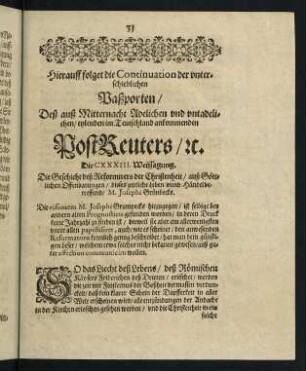 31-52, Hierauff folget die Continuation ...