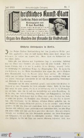 Nr. 7 (Juli 1911)