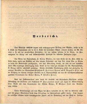 Jahres-Bericht über das Königliche Neue Gymnasium und das Königliche Erziehungs-Institut für Studirende in München : im Studienjahre ... 1847/48