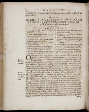 Caput IV. Utrum Bona Ecclesiarum Et cleri Transeant Extra Iurisdictionem Reipubl. ...