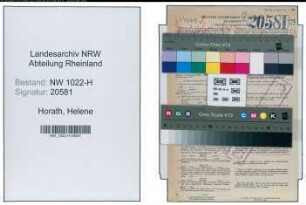 Entnazifizierung Helene Horath , geb. 25.05.1911 (Schneiderin)