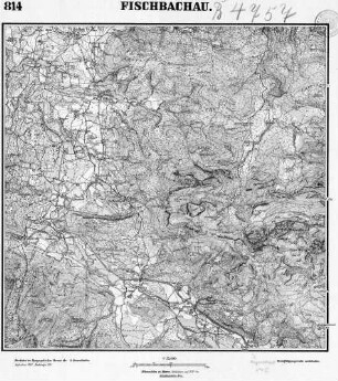 814 Fischbachau [Topographische Karte von Bayern 1:25.000 (Positionsblätter)]