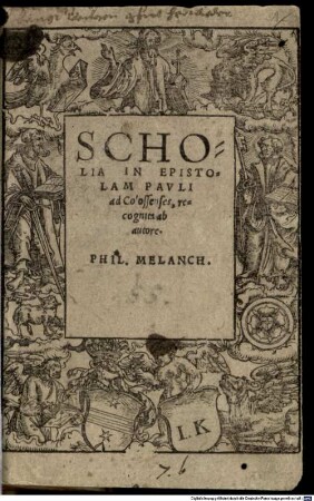 Scholia in Epistolam Pavli ad Colossenses