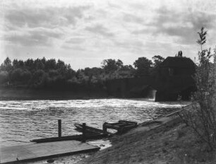 Leipzig, Palmgartenwehr : Leipzig. Palmgartenwehr (1913/1917) an der Weißen Elster
