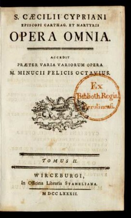 V. IV: Opera Omnia Sanctorum Patrum Latinorum