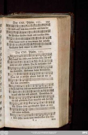 Der CXI. Psalm. 111.