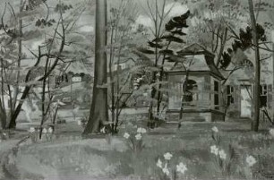 Der Grundhofgarten mit Pavillon