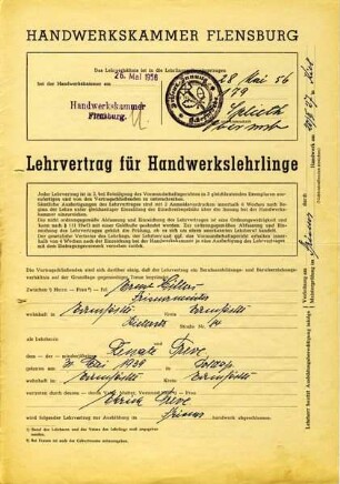 LEHRVERTRAG HILLERS - GREWE