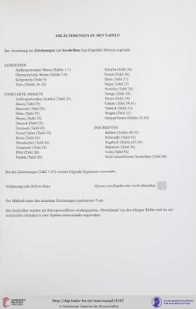 Erläuterungen zu den Tafeln