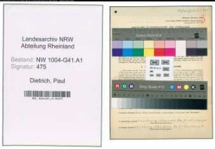 Entnazifizierung Paul Dietrich , geb. 13.10.1886 (Kriminalbeamter)