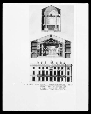 Lyon: Aufriss Grand-Theatre