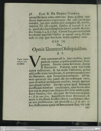 Cap. III. De Operis Uxorum Obsequialibus