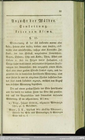 Anzucht der Wälder