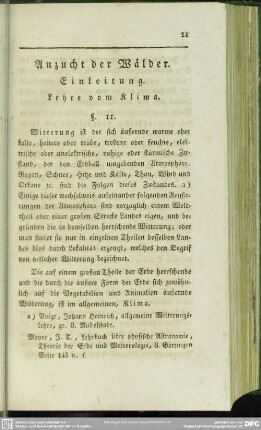 Anzucht der Wälder