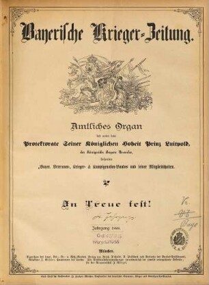 Bayerische Krieger-Zeitung. 4. 1888