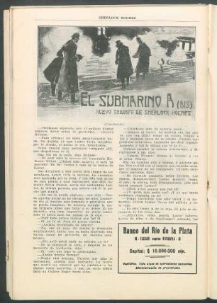 El submarino A (BIS) - Nuevo triunfo de Sherlock Holmes - (Conclusión)