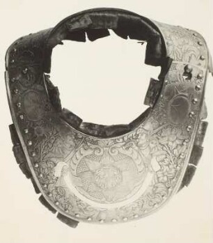 Harnischkragen Johann Georgs III. mit dänischem Danebrogorden