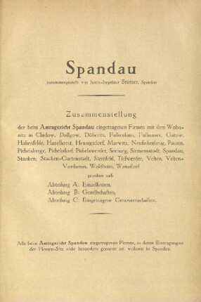 Spandau