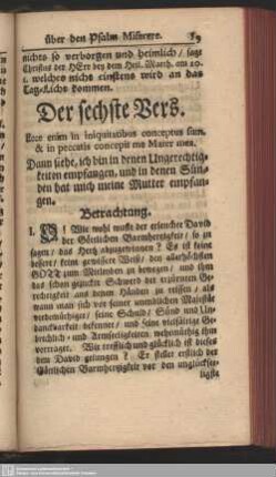 Der sechste Vers