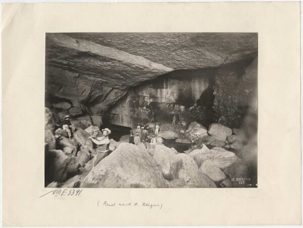 Inside a cave on the Rio Chancay