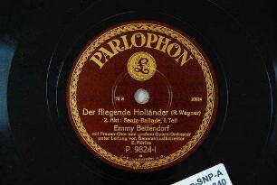 Der fliegende Holländer : 2. Akt: Senta-Ballade, I. Teil / (R. Wagner)