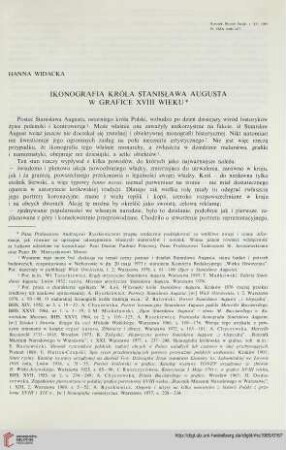 15: Ikonografia króla Stanisława Augusta w grafice XVIII wieku