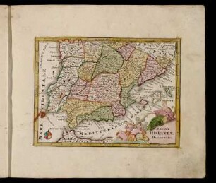 Regni Hispaniæ Delineatio.