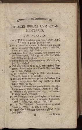 Codices Biblici Cum Commentariis.