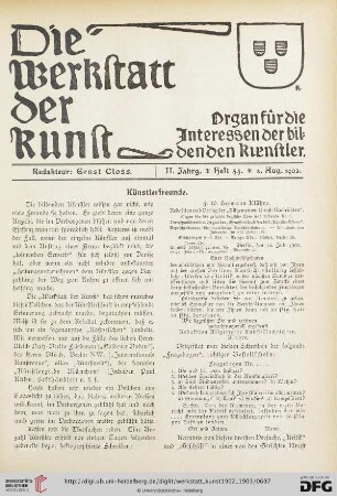2: Künstlerfreunde