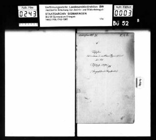 Dienstvorschriften und Lehrpläne